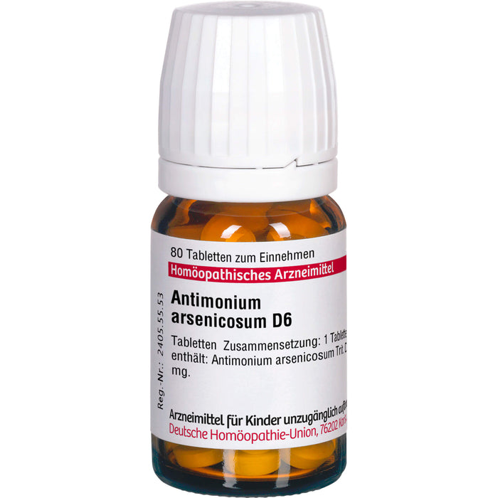 DHU Antimonium arsenicosum D6 Tabletten, 80 St. Tabletten