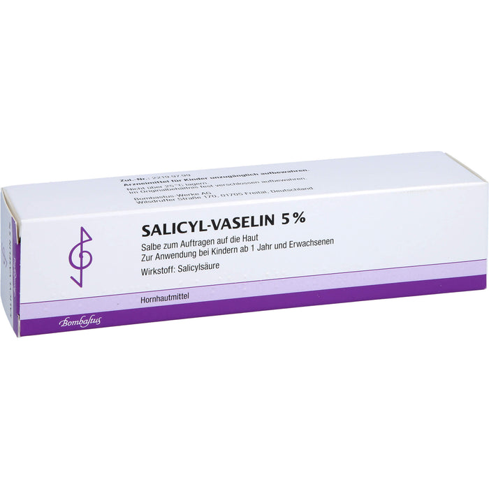 Bombastus Salicyl-Vaselin 5% Salbe, 100 ml Salbe