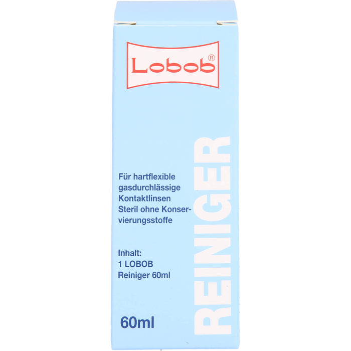 Lobob Reiniger für hartflexible gasdurchlässige Kontaktlinsen, 60 ml Lösung