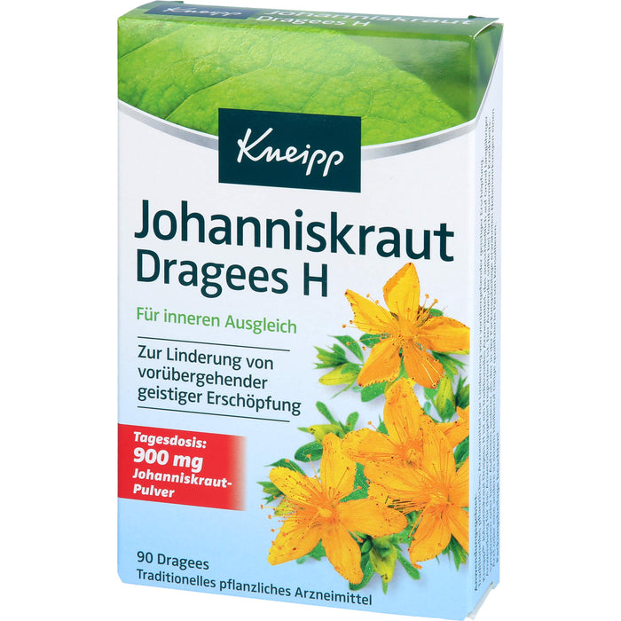 Kneipp Johanniskraut Dragees H für inneren Ausgleich, 90 St. Tabletten