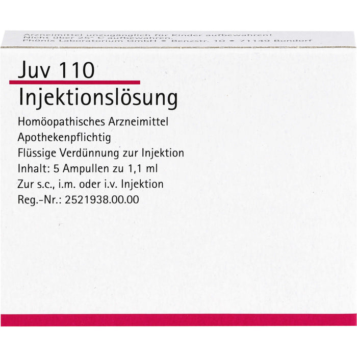 Juv 110 Injektionslösung, 5 ml Lösung