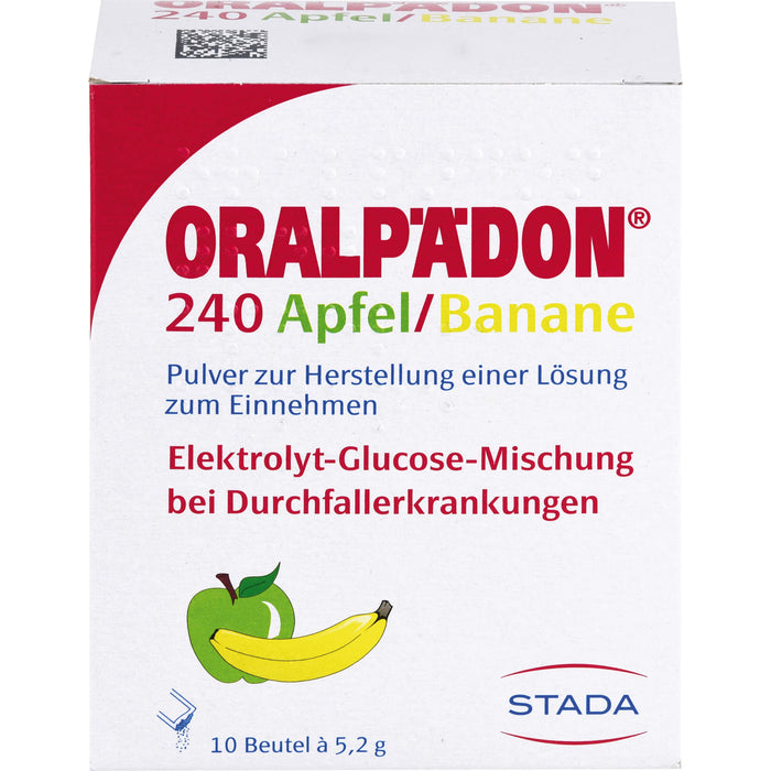 Oralpädon 240 Apfel-Banane Pulver, 10 St. Beutel