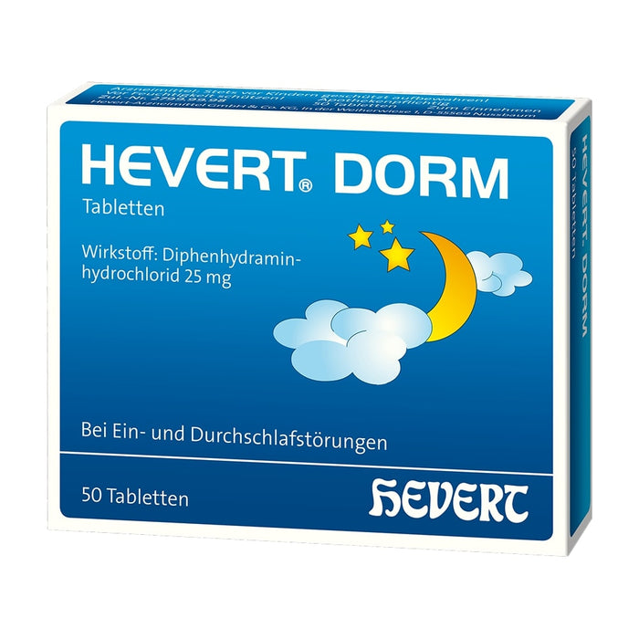 Hevert Dorm bei Einschlaf- und Durchschlafstörungen, 50 St. Tabletten