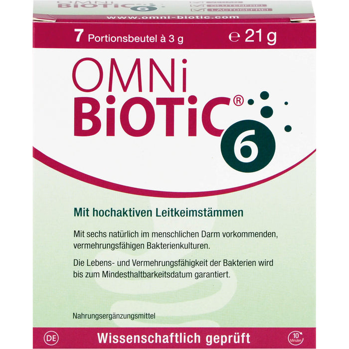 OMNi-BiOTiC 6 mit hochaktiven Leitkeimstämmen Portionsbeutel, 7 St. Beutel