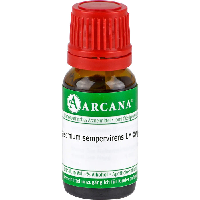 Gelsemium sempervirens Arcana 18 Dilution, 10 ml DIL