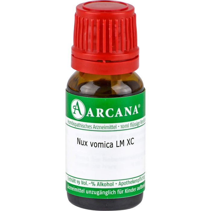 ARCANA Nux vomica LM XC flüssige Verdünnung, 10 ml Lösung