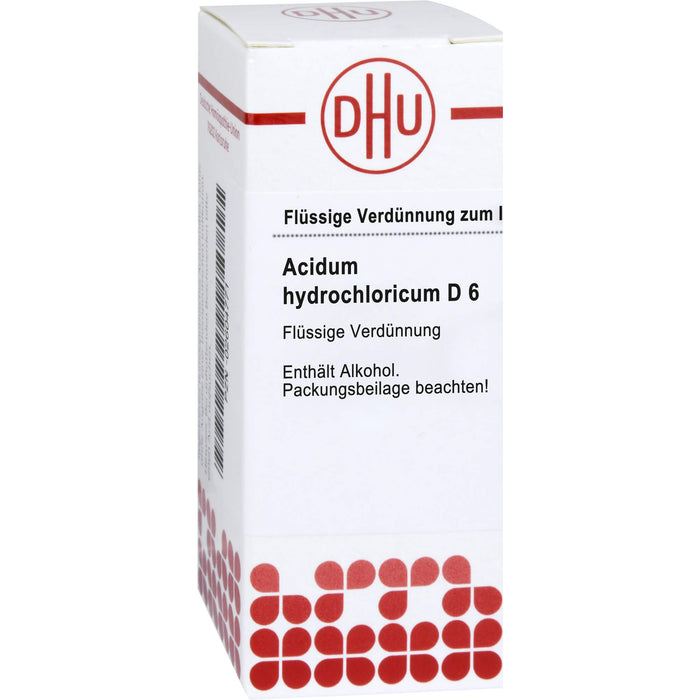 DHU Acidum hydrochloricum D6 Dilution, 20 ml Lösung