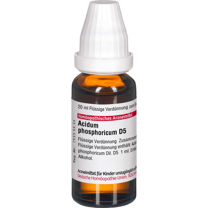 DHU Acidum phosphoricum D5 Dilution, 20 ml Lösung