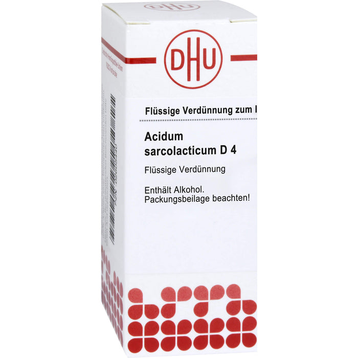 DHU Acidum sarcolacticum D4 Dilution, 20 ml Lösung