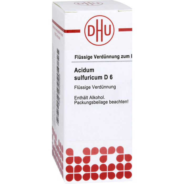 DHU Acidum sulfuricum D6 Dilution, 50 ml Lösung