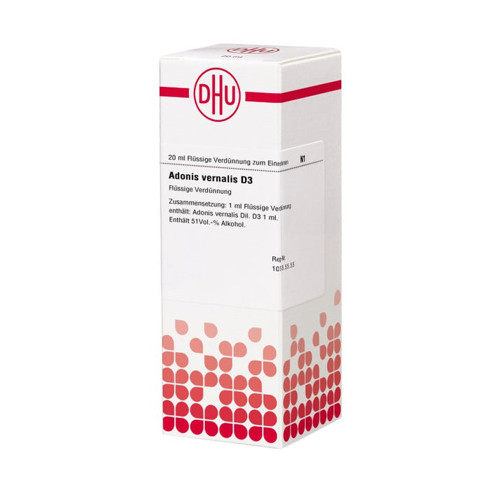 DHU Adonis vernalis D3 flüssige Verdünnung, 20 ml Lösung