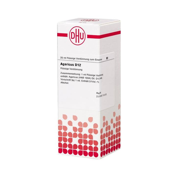 DHU Agaricus D12 Dilution, 20 ml Lösung