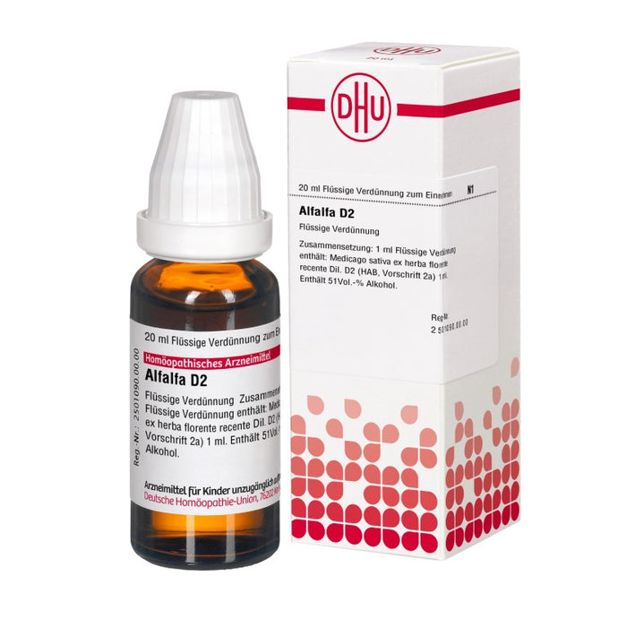 Alfalfa D2 DHU Dilution, 20 ml Lösung