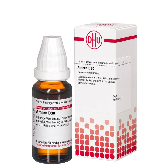 Ambra D30 DHU Dilution, 20 ml Lösung