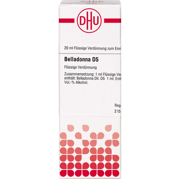 Belladonna D5 DHU Dilution, 20 ml Lösung