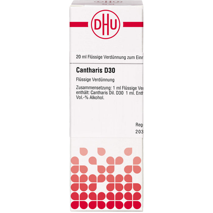 DHU Cantharis D30 Dilution, 20 ml Lösung