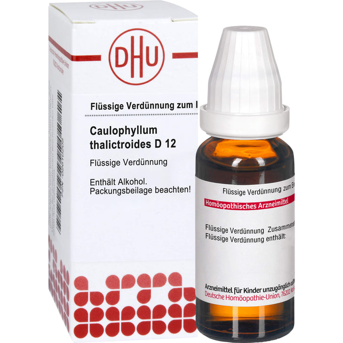 DHU Caulophyllum thalictroides D12 Dilution, 20 ml Lösung