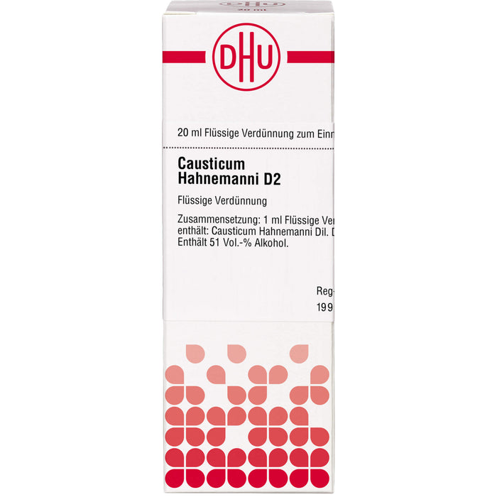 Causticum Hahnemanni D2 DHU Dilution, 20 ml Lösung