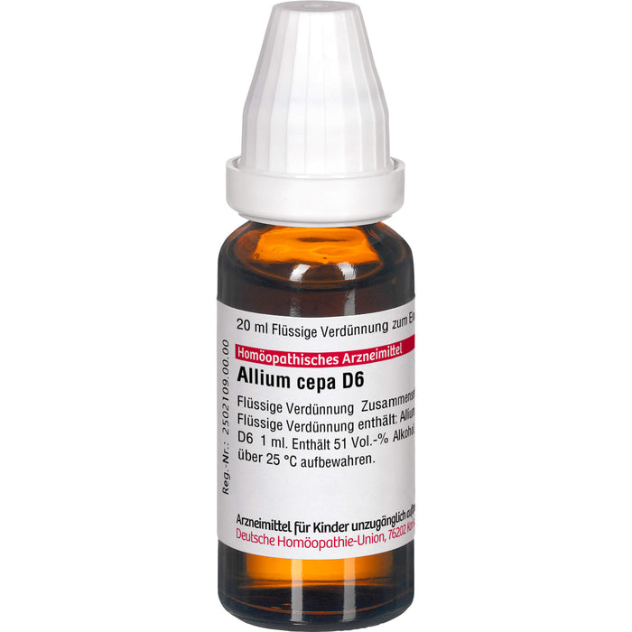 DHU Allium cepa D6 Dilution, 20 ml Lösung