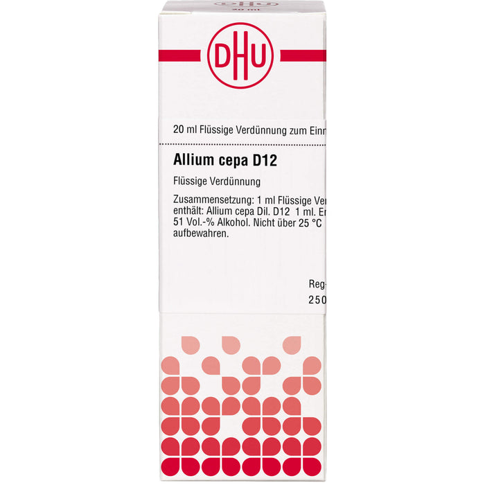DHU Allium cepa D12 Dilution, 20 ml Lösung