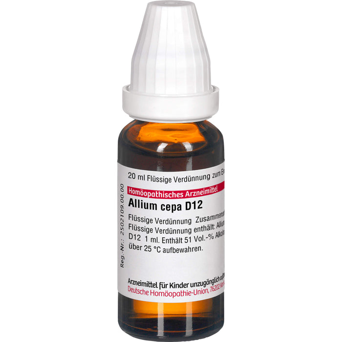 DHU Allium cepa D12 Dilution, 20 ml Lösung