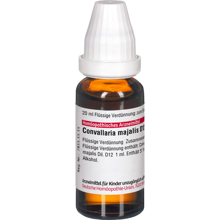 Convallaria majalis D12 DHU Dilution, 20 ml Lösung