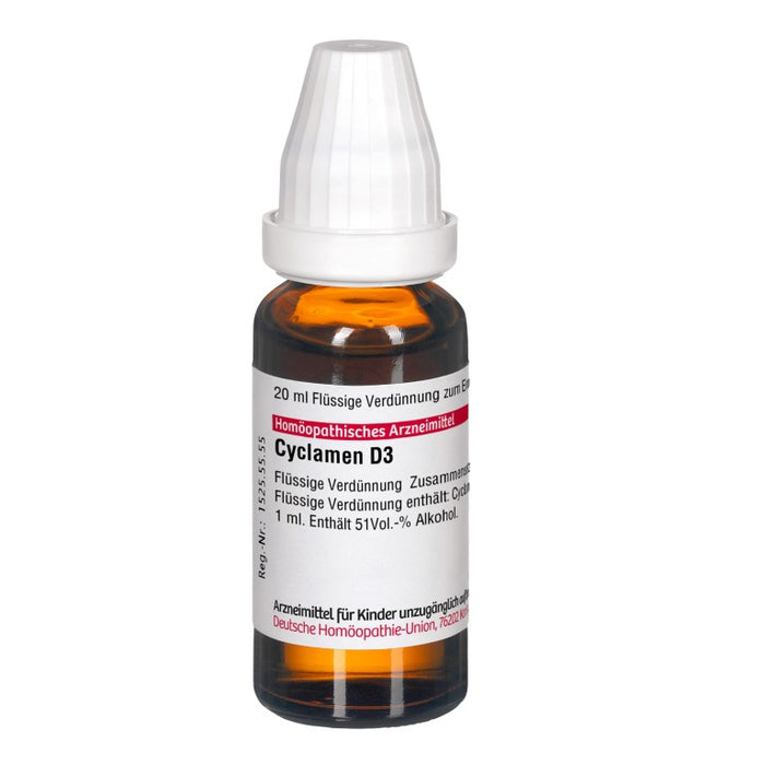 Cyclamen D3 DHU Dilution, 20 ml Lösung