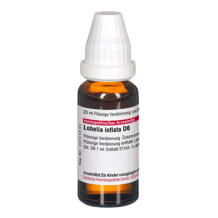 DHU Lobelia inflata D6 Dilution, 20 ml Lösung