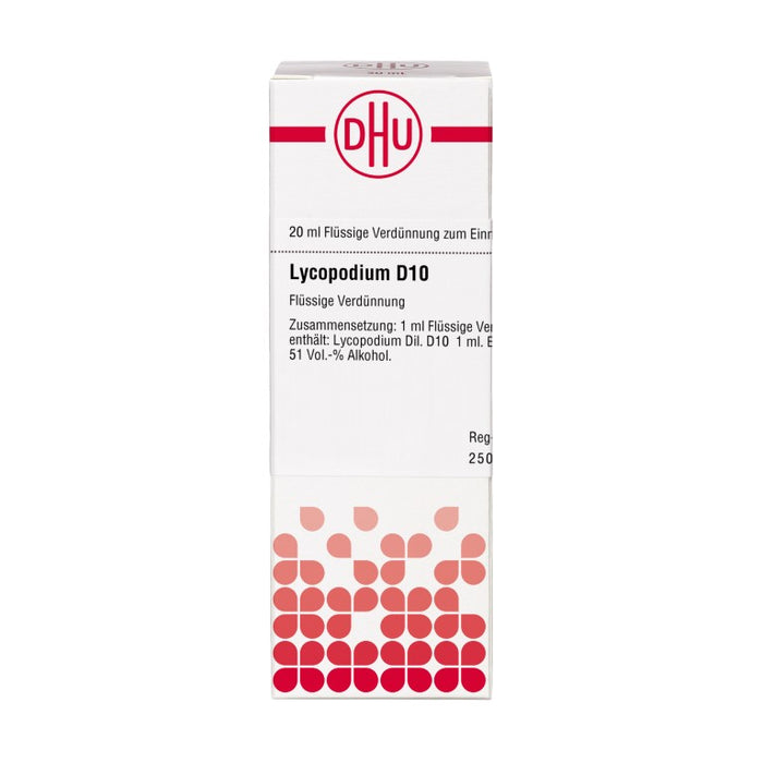 Lycopodium D10 DHU Dilution, 20 ml Lösung