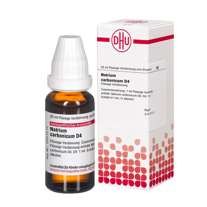 DHU Natrium carbonicum D4 Dilution, 20 ml Lösung