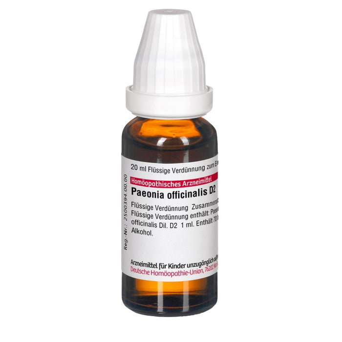 Paeonia officinalis D2 DHU Dilution, 20 ml Lösung