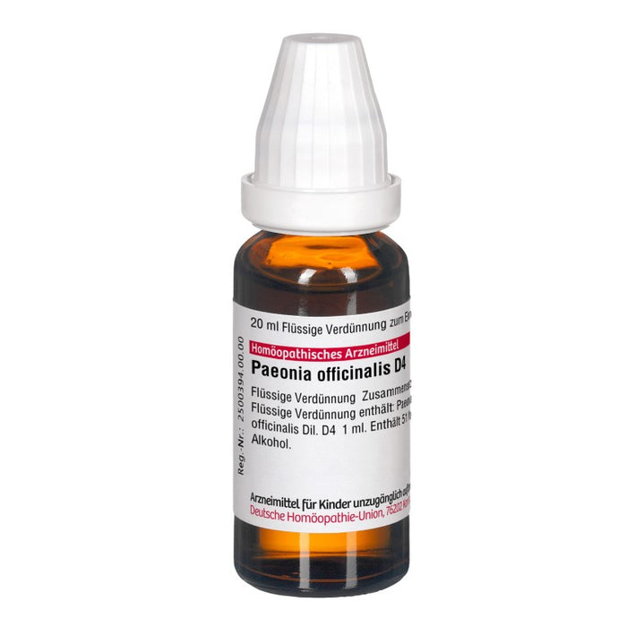 DHU Paeonia officinalis D4 Dilution, 20 ml Lösung