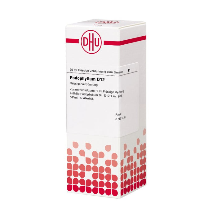 DHU Podophyllum D12 Dilution, 20 ml Lösung