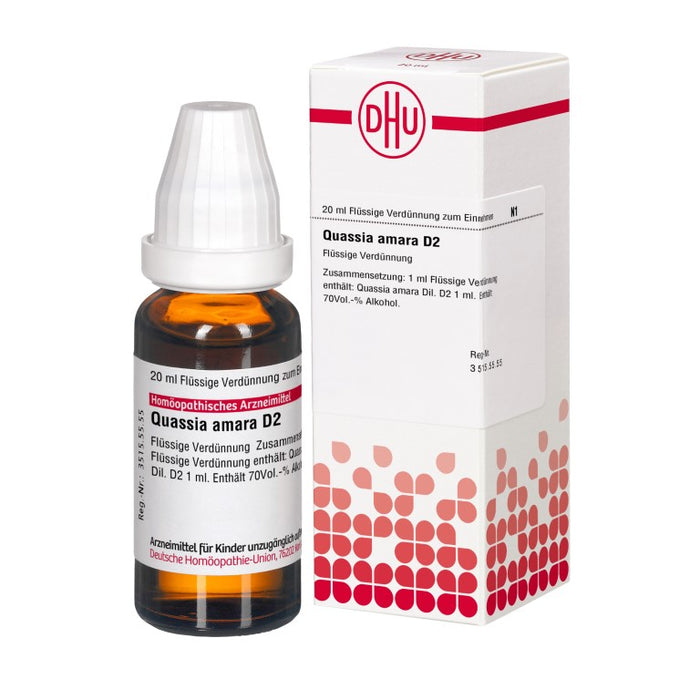 DHU Quassia D2 Dilution, 20 ml Lösung