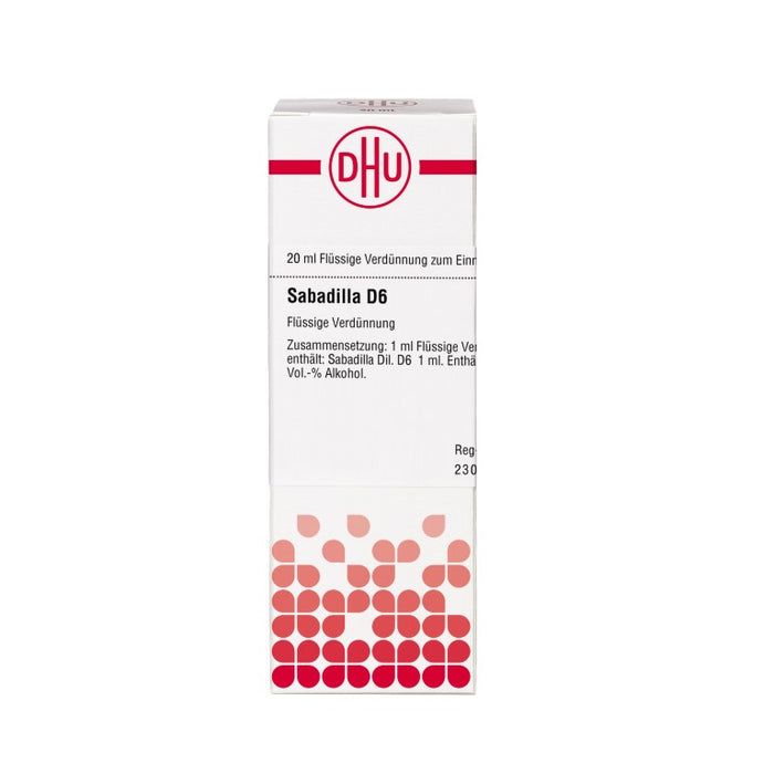 Sabadilla D6 DHU Dilution, 20 ml Lösung