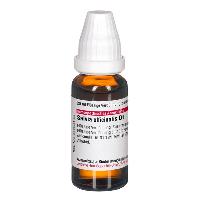 Salvia officinalis D1 DHU Dilution, 20 ml Lösung