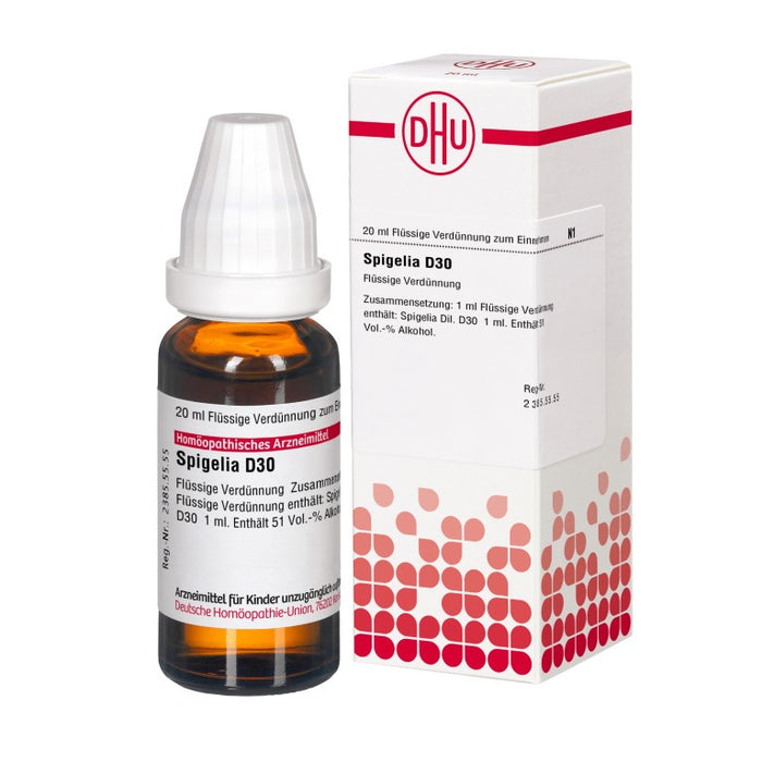 Spigelia D30 DHU Dilution, 20 ml Lösung