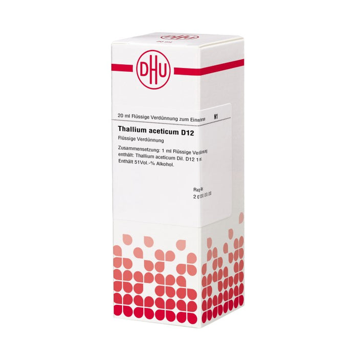 Thallium aceticum D12 DHU Dilution, 20 ml Lösung