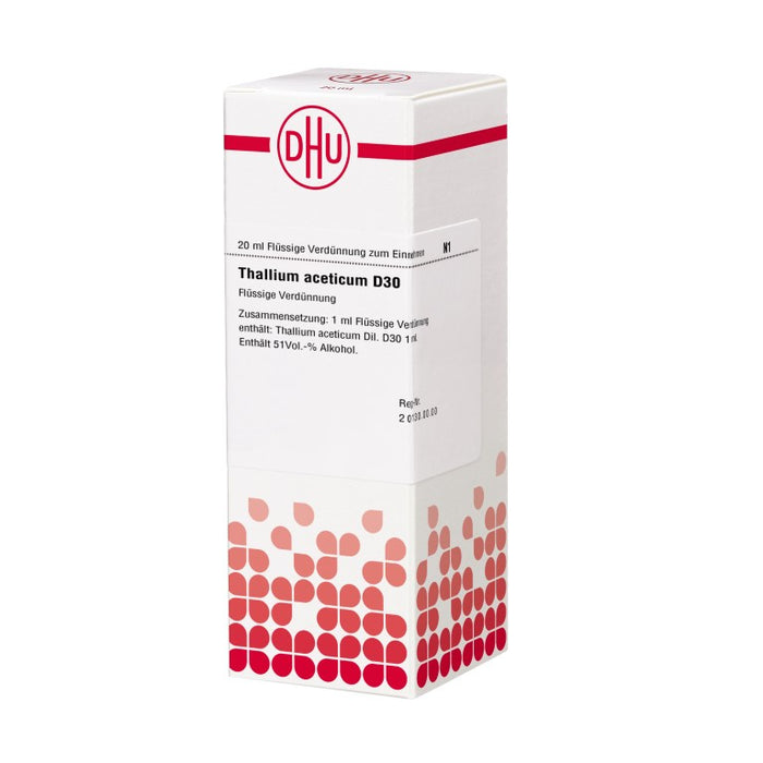 Thallium aceticum D30 DHU Dilution, 20 ml Lösung