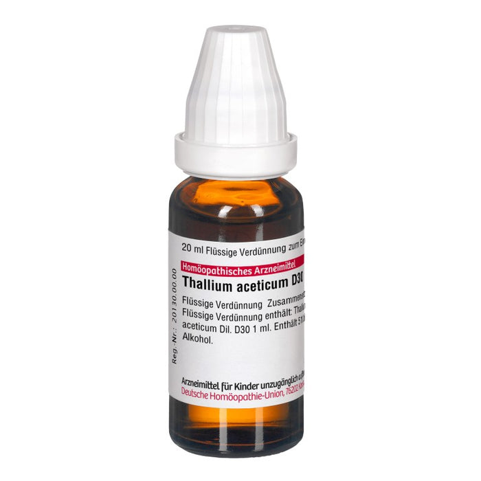 Thallium aceticum D30 DHU Dilution, 20 ml Lösung