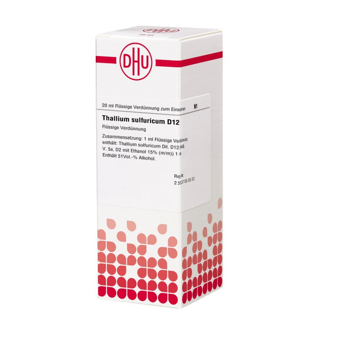 Thallium sulfuricum D12 DHU Dilution, 20 ml Lösung