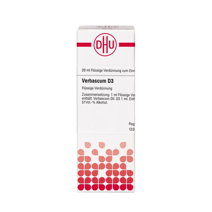 Verbascum D3 DHU Dilution, 20 ml Lösung