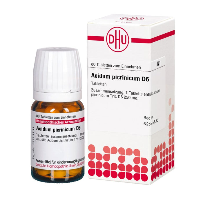 DHU Acidum picrinicum D6 Tabletten, 80 St. Tabletten