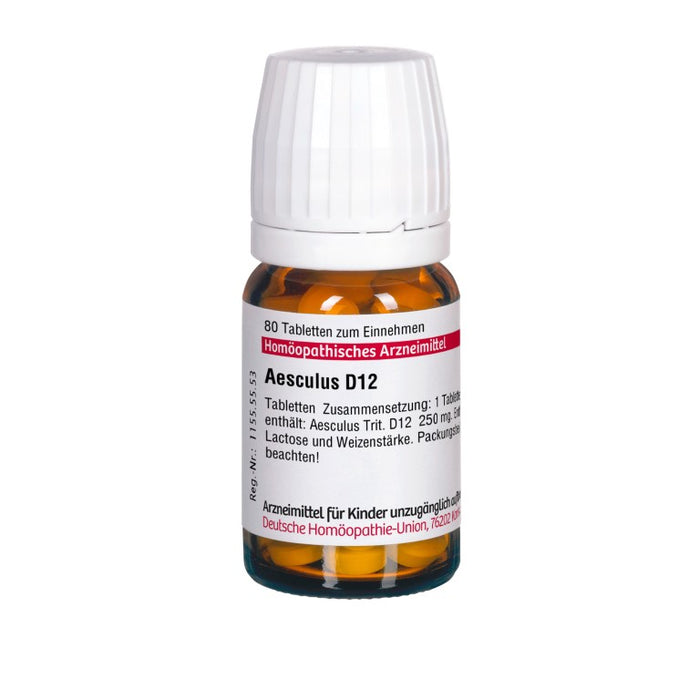 DHU Aesculus D12 Tabletten, 80 St. Tabletten