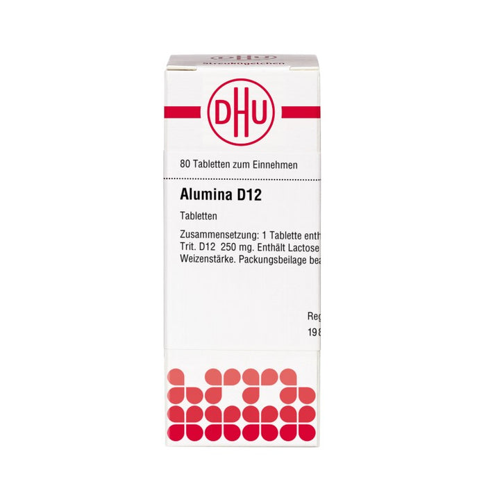 DHU Alumina D12 Tabletten, 80 St. Tabletten