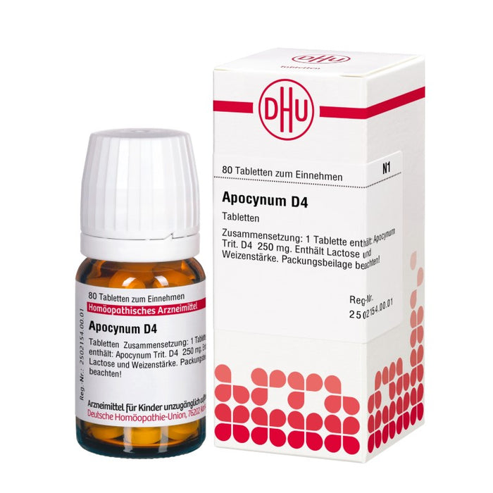 DHU Apocynum D4 Tabletten, 80 St. Tabletten