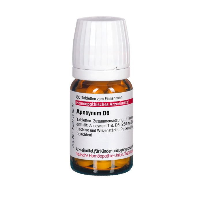 DHU Apocynum D6 Tabletten, 80 St. Tabletten