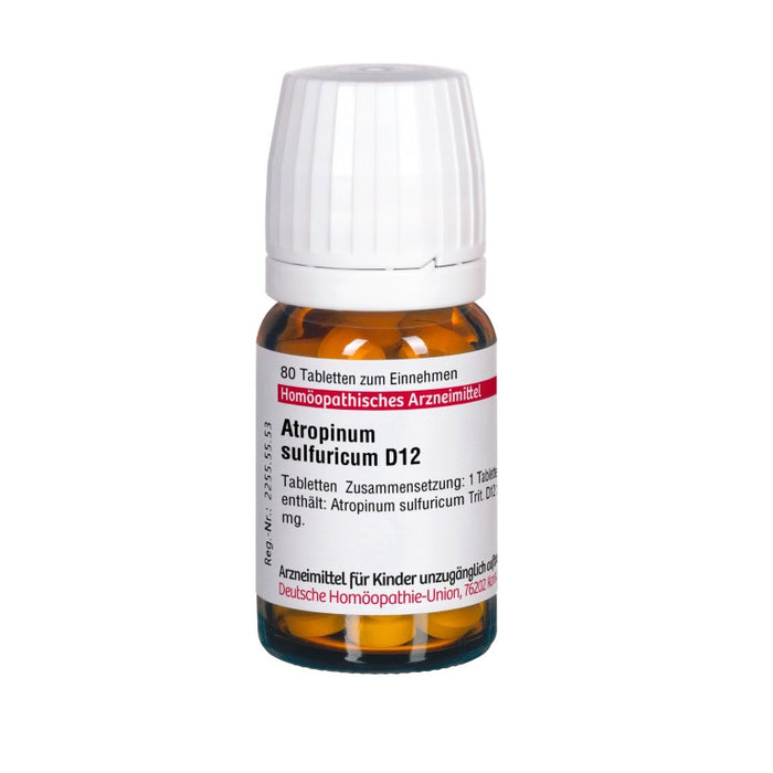 Atropinum sulfuricum D12 DHU Tableten, 80 St. Tabletten