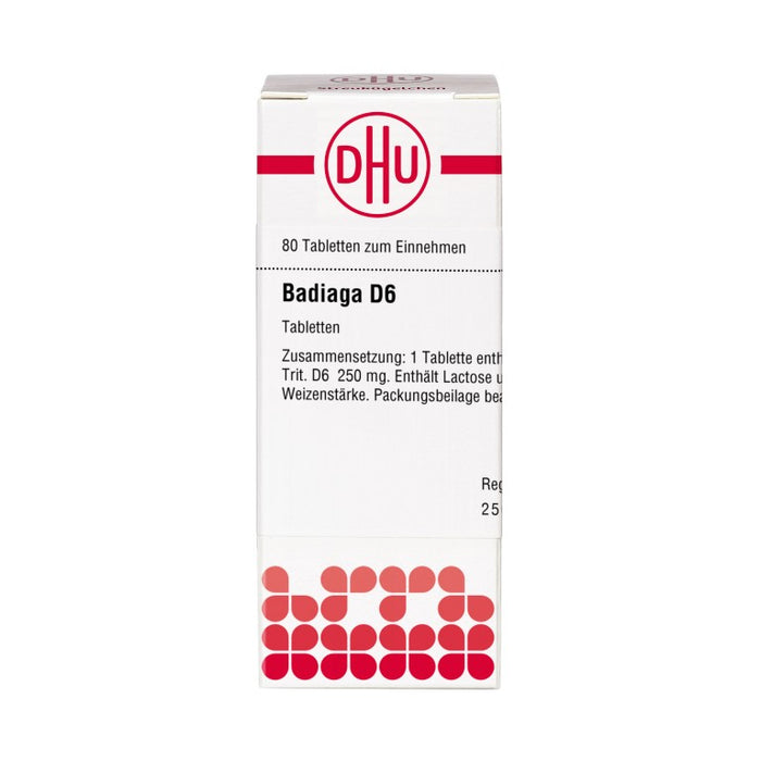 DHU Badiaga D6 Tabletten, 80 St. Tabletten