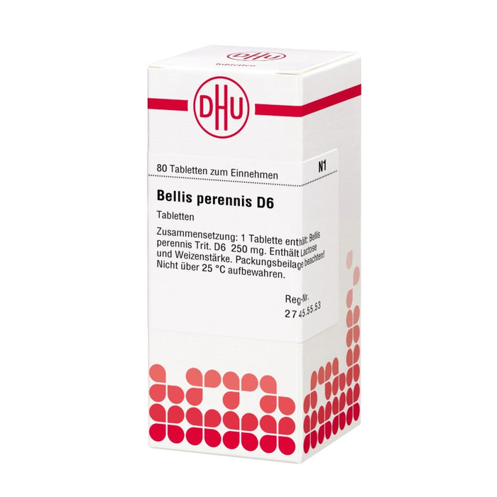 DHU Bellis perennis D6 Tabletten, 80 St. Tabletten